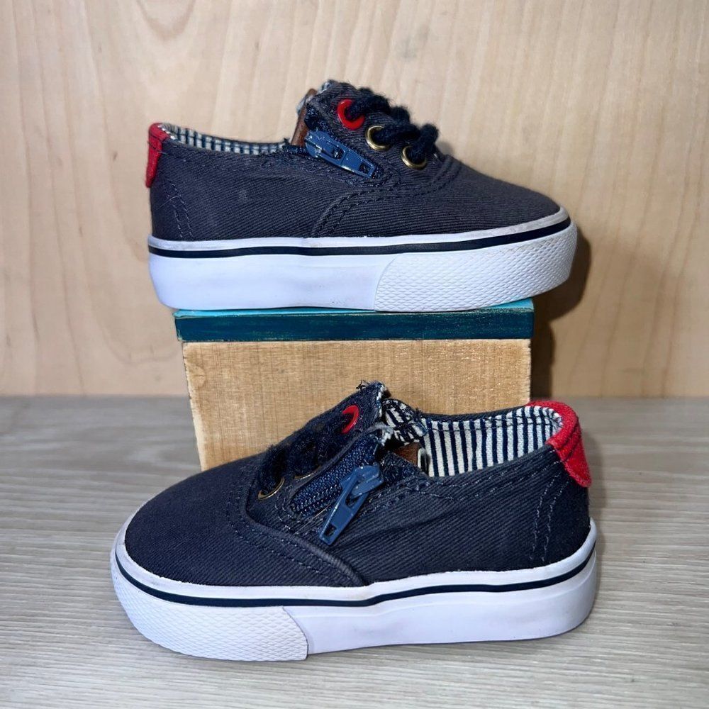 Poll Parrot Ahoy Casual Sneakers‎ Navy Blue / Red Infant 3M